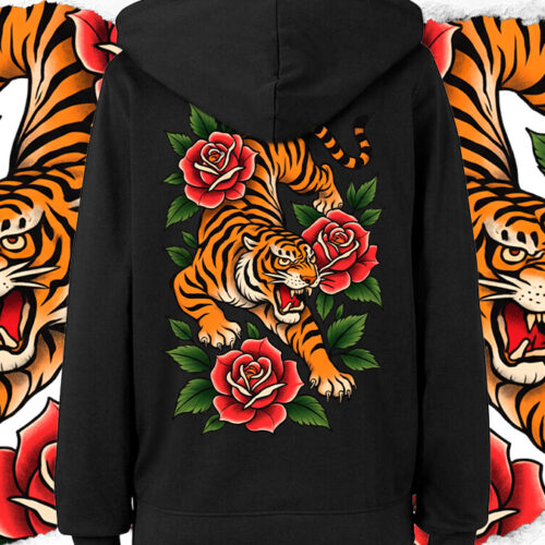 SUDADERA ROSE TIGER