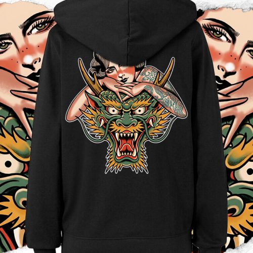 SUDADERA DRAGON WOMAN